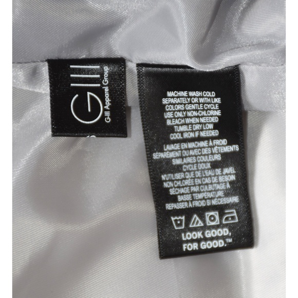 KENNETH COLE NEW YORK NWT SILVER SOFT CIRE FUNNEL NECK PUFFER COAT. SIZE S - Picture 12 of 13